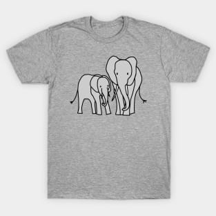 Little Elephant and Big Elephant T-Shirt